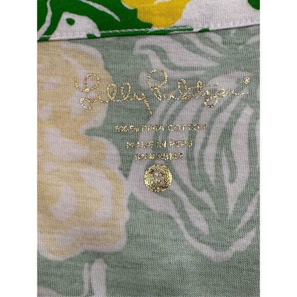 Lilly Pulitzer cream/yellow/pink Size S Aline dress - Picture 6 of 7